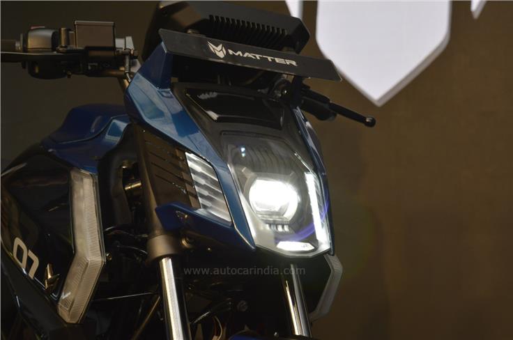 The Matter electric bike has full LED lighting all around.